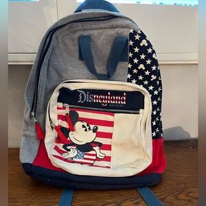 Disneyland Americana Patriotic Backpack, Mickey Mouse circa 2019